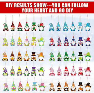 Wooden Arts and Crafts <b>Easter</b> <b>Ornaments</b> Wooden Embellishments Engraved Cutouts Pieces Unfinished Wooden <b>Easter</b> Gnome for Kids - Product Image 4