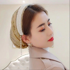 Nuevo pañuelo para <span class=keywords><strong>la</strong></span> <span class=keywords><strong>cabeza</strong></span> para mujeres musulmanas turbante de algodón sólido gorro Hijab gorras blanco perla interior Hijabs Femme Musulman árabe Wrap Turbante - Product Image 1