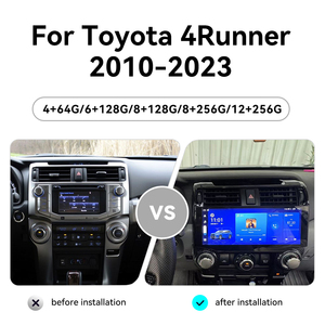 Autoradio Android 15 da 12,3 Pollici per Toyota 4Runner 2010-2023 <span class=keywords><strong>con</strong></span> Lettore DVD, Navigatore GPS, Unità Principale, CarPlay Wireless e DSP - Product Image 2