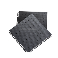 Dalles de sol élastiques en caoutchouc SES, haute qualité, 1,6 cm, portables, antidérapantes, écologiques, pour le sport en extérieur