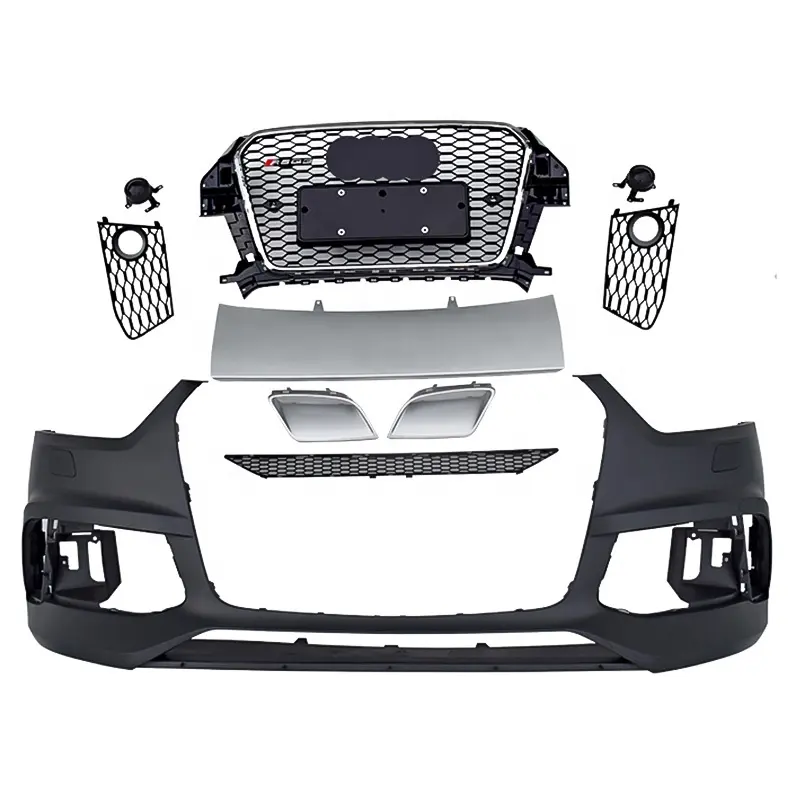 Chất lượng cao rsq3 BodyKit cho Audi Q3 sq3 nhựa front bumper với Grill cho 2013 2014 2015 2016 mô hình