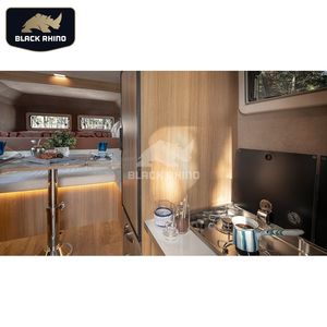 Camper Scarrabile In Vetroresina Per Pick-Up Fuoristrada Con Struttura In Acciaio Inox - Product Image 5