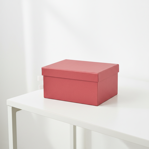 Fashion Design Square Jewelry <b>Box</b> 2 Rotating Drawers with Magnetic Closure Wine <b>Red</b>/White Cosmetic Organizer <b>Gift</b> Boxes - Product Image 4