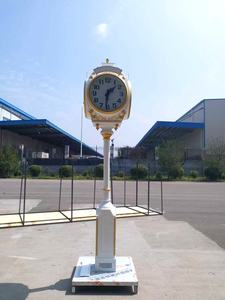 Orologio da Giardino Decorativo di Alta Qualità, Stile Urbano, Paesaggio Architettonico, Telaio in Acciaio Inox 304, Orologio a Torre GPS <span class=keywords><strong>Verde</strong></span> 3m - Product Image 2