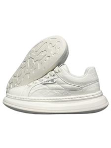 Petites <span class=keywords><strong>chaussures</strong></span> blanches tendance, décontractées et originales, nouvelle collection automne, à lacets, rehaussantes, à semelle épaisse en tissu - Product Image 5