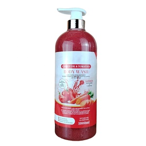 Gel Douche Carotte et Tomate Éclaircissant Intense Illumine Tout le Corps Estompe les Taches Sombres Anti-Âge Peau Jeune Contenance 1000 ml - Product Image 4