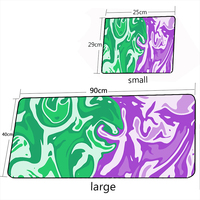 Tapis de bureau imprimé, tapis de souris liquide, accessoires pour ordinateurs portables, ordinateurs de jeu, ordinateurs de bureau