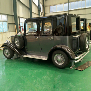 Voiture Classique Électrique Noire et Grise, Homologuée pour la Route, 5 Places, Quatre Roues, Style Rétro XCEGO (Acompte) - Product Image 2