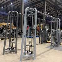Équipement de musculation professionnel de haute qualité : Système de poulies à double câble réglable pour la musculation et le renforcement corporel (Crossover)