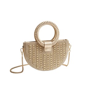 OEM ODM Sparkling crystal evening <b>bag</b> Chained crystal clutch Elegant party clutch Princess women clutch new design clutch <b>bag</b> - Product Image 5