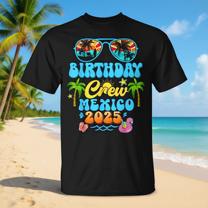T-Shirt per Gruppo di Amici in Vacanza in Messico Estate 2025 - Product Image 3