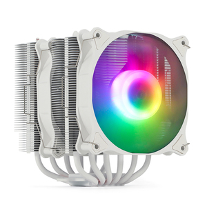 Enfriador de CPU ARGB, 6 Tubos de Calor, Doble Torre, Ventilador de Aire PWM, Chip de Computadora de Escritorio para Intel <span class=keywords><strong>LGA</strong></span> 1700 <span class=keywords><strong>1200</strong></span> <span class=keywords><strong>115X</strong></span> 2011 AMD AM5 X99 - Product Image 1