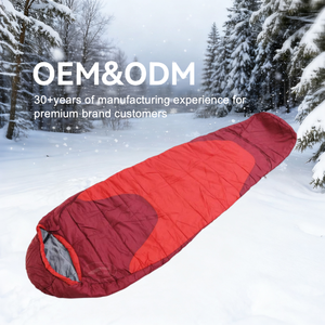 Sac de couchage pour enfant et adulte de haute qualité, portable, résistant à l'eau, en polyester, pour temps froid, avec section de <span class=keywords><strong>pied</strong></span> extensible - Product Image 1