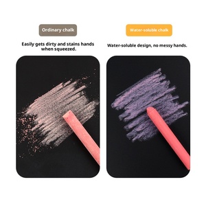 Lot de Craies Scolaires Effaçables à l'Eau, Sans Poussière, Couleurs Variées, pour Enseignants - Product Image 2