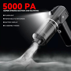 Souffleur d'<span class=keywords><strong>air</strong></span> <span class=keywords><strong>électrique</strong></span> sans fil 2-en-1 et <span class=keywords><strong>mini</strong></span> aspirateur pour voiture, idéal pour la maison ou les ordinateurs de bureau - Product Image 4