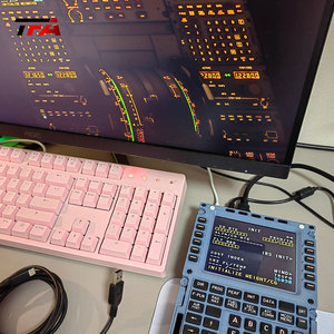 Simulador de Vuelo de Alta Calidad, Airbus A320 MCDU, Funciones DIR/PROG/PERF/Initialize, Accesorios de Seguridad OEM para Simulación de Carreras - Product Image 5