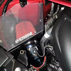 Sistema de admisión de aire frío de aleación de titanio azul de 4 pulgadas de alta calidad nueva condición 2019 + para BMW M340i 2020 B58 3.0L <span class=keywords><strong>Turbo</strong></span> filtros de aire - Product Image 2