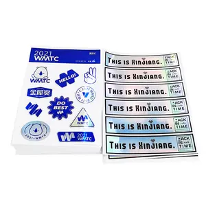 Aangepaste 2D/3D Anti-namaak Hologram Veiligheid Stickers Leverancier Afdrukken Label Met Serienummer