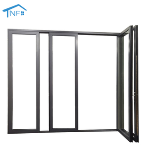 Panoramisch Vouw Deur Aluminium Glas Tuin Huis Vouwen Deur - Product Image 1