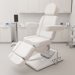 Cama de Masaje Facial Eléctrica Moderna de Lujo con Base Dorada y 3 Motores, <span class=keywords><strong>Mesa</strong></span> Cosmética, Silla para Tratamientos de Spa, Mueble para Pestañas - Product Image 1