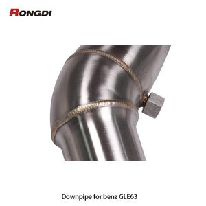 ท่อลงสแตนเลส 304 สำหรับ Mercedes Benz GLE63 W167 AMG 4.0T 2020+  ลดราคาพิเศษ ท่อไอเสียแบบตรง - Product Image 3