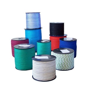 Monofilamento de Pp de alta resistencia Cuerda trenzada de 3 hilos Cuerda trenzada de Pe Embalaje Cuerda trenzada de polietileno agrícola marino - Product Image 1