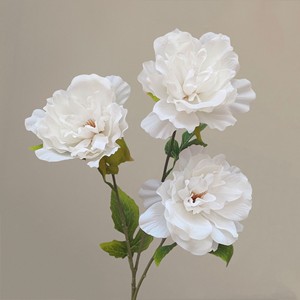 Flores Artificiales Blancas para Boda, Arreglo Floral de Rosas, Phalaenopsis, Lirios y Hortensias, Ramo Decorativo para Fiestas en Casa, Venta al Por Mayor - Product Image 1