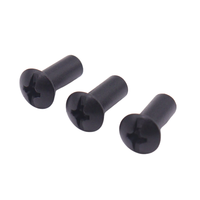 Vente chaude 2026 Vis de fixation automobile à tête cylindrique cruciforme, filetage intégral, noire, taille personnalisée, Vis femelle à double filetage