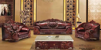 Ensemble de canapés royaux de style européen faits à la main avec un design unique d'éléphant, en cuir italien et en bois de luxe, style classique pour le salon