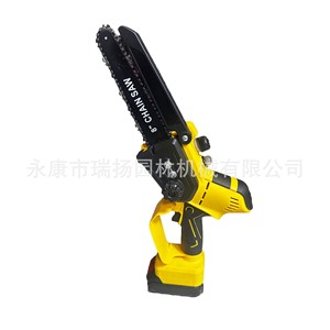 Mini Chainsaw 8 In Battery <b>Powered</b> Cordless Wood Cutting <b>Tool</b> For Garden DIY Use - Product Image 3