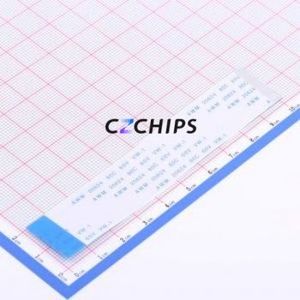 JS05B-36P-100-4-8 FFC Cable (Flexible Flat Cable) P=0.5mm Connector 36P 0.5mm 0.3mm Reverse - Product Image 1