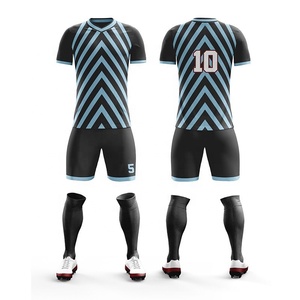 Wholesale Custom logo Sublimated Soccer Jersey Men's Football Uniform Shorts and <b>Socks</b> Soccer kit High Quality soccer uniform - Product Image 2