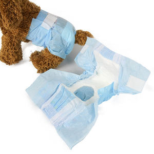 Couches jetables pour <span class=keywords><strong>chien</strong></span> <span class=keywords><strong>femelle</strong></span> en coton – Super absorbantes et respirantes, pour la protection contre l'<span class=keywords><strong>incontinence</strong></span> des chiots - Product Image 2