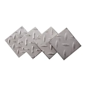 Custom Made Galvanized Mild Carbon Anti Slip Checkered Plate Chequered Steel sheet