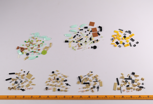 Série d'armes Overlord, modèle de char Tiger-1, 461 pièces, blocs de construction d'intelligence DIY pour garçons, ensemble emballé en boîte - Product Image 3