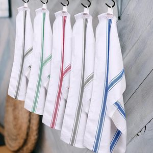 Strofinacci da Cucina <span class=keywords><strong>Utopia</strong></span> a Righe Blu, 100% Cotone, Altamente Assorbenti e Riutilizzabili - Product Image 4
