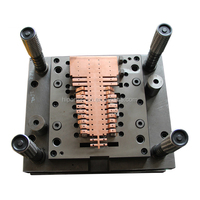Cetakan Punching Plat Logam OEM, Cetakan Stamping Kontinu Stainless Cooper, Cetakan Punching Multi Stasiun, Toleransi 0.02mm, 500K Pemukulan