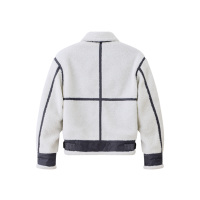 Blouson de baseball court tendance, décontracté et ample, style Letterman, pour homme, avec patch brodé, de haute qualité, type Varsity