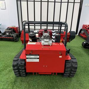 Factory Price Industrial 2-Stroke Diesel <b>Engine</b> Grass Cutting Width 800mm Agriculture Rubber Tracks Remote Control Robot Lawn - Product Image 1