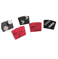 La Chine meilleur fournisseur outil abrasif HTC diamant chaussures de meulage utilisées sur la rectifieuse de sol pour disque de meuleuse de béton