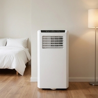 Climatiseur portable Airwens 9000 BTU à faible bruit, économe en énergie, avec roues faciles à déplacer et télécommande