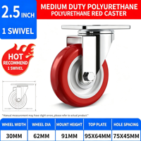 Roue pivotante 500 en polyuréthane, nylon et caoutchouc 1500 1000, robuste, qualité industrielle supérieure, nouvelle arrivée, offre spéciale