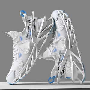 Chaussures de sport décontractées confortables pour hommes, respirantes, à lacets, avec empeigne en maille, de haute qualité, vente en gros, fabricant OEM, tailles 39-46 - Product Image 1