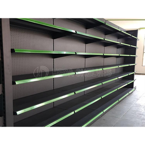 2025 nóng bán siêu thị Gondola kim loại Rack hiển thị Heavy Duty gỗ và Kệ thép thiết bị với tùy chỉnh thiết kế cửa hàng - Product Image 1