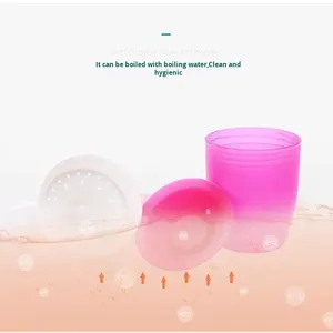 Vaso de aprendizaje para bebés con rotación de 360 grados, doble asa, tapa abatible, a prueba de fugas, de silicona, para bebés. - Product Image 5