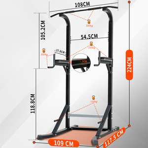 Torre de Ejercicios Multifuncional de Acero Ajustable para Uso Doméstico, con Barra de Dominadas, Suministro Directo de Fábrica - Product Image 6