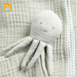 Manta de Seguridad <span class=keywords><strong>para</strong></span> Bebés, Súper Suave, con Forma de Caballito de Mar, <span class=keywords><strong>Pulpo</strong></span> y Otras Criaturas Marinas, Juguete <span class=keywords><strong>para</strong></span> Dormir <span class=keywords><strong>para</strong></span> Recién Nacidos - Product Image 4