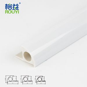 Bordure décorative murale en pierre plastique pour hôtel commercial, vente en gros d'usine, garniture de carrelage en <span class=keywords><strong>PVC</strong></span>, garniture d'angle de carrelage - Product Image 1