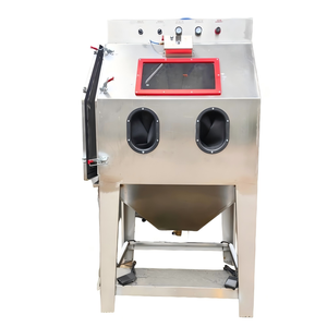 Closed Loop Vapour Blasting Machine with Pump & Motor Manual Water <b>Sandblaster</b> Cabinet for Engine Cleaning High Efficiency - Product Image 2