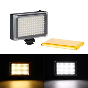 Ulanzi 96 LEDVideo אור מיני כיס Led תאורה על מצלמה Dimmable LED מנורת עבור Canon Nikon Sony למצלמות DV DSLR